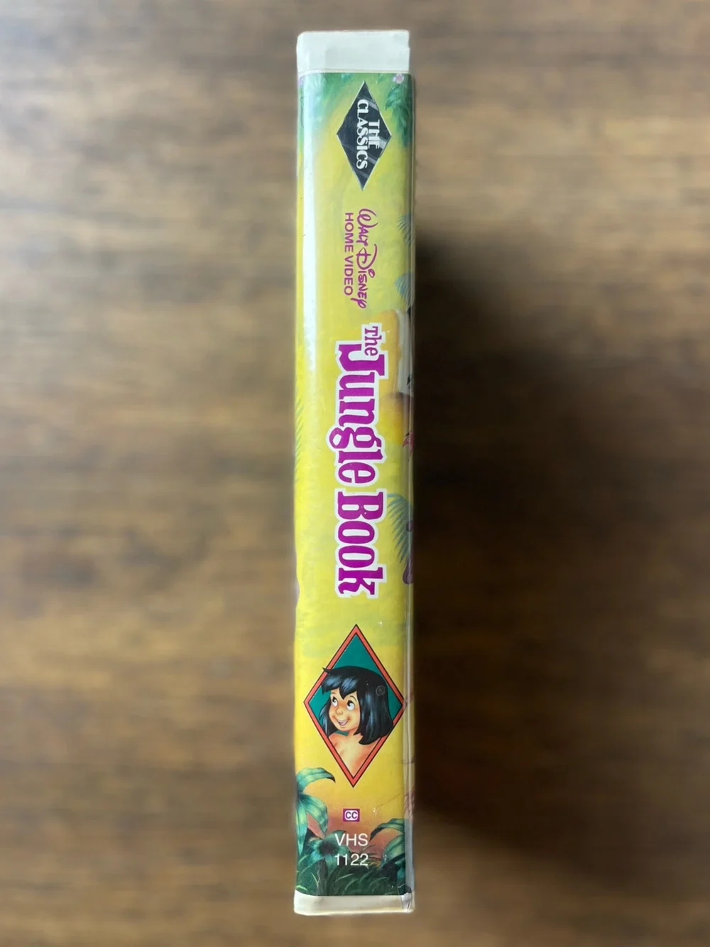The Jungle Book VHS 1991 Walt Disney Classics #1225 Original Clamshell